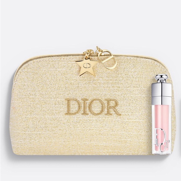 Dior Other - Dior Gold Cosmetic Pouch.